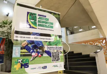 TJMS abre inscrições para Simpósio Justiça Desportiva Brasileira