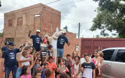 Grupo Guardiões do Bem realizou mais uma Ação Social de Páscoa na capital 
