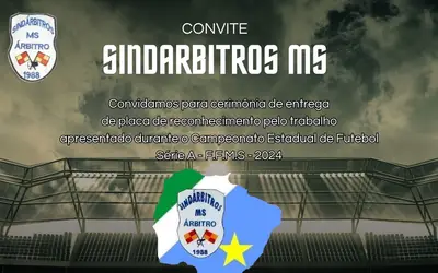 Sindárbitros MS homenageia arbitragem do Campeonato Sul-Mato-Grossense