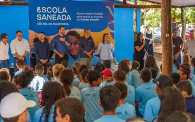 Águas Guariroba inaugura 1ª escola rural beneficiada pelo programa Escola Saneada