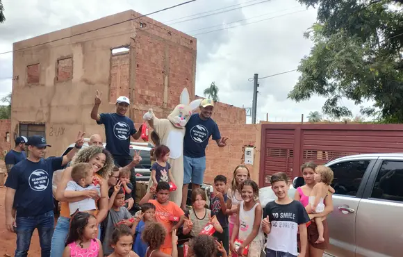 Grupo Guardiões do Bem realizou mais uma Ação Social de Páscoa na capital 