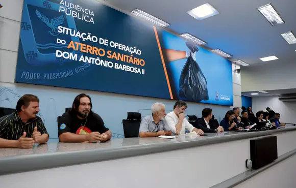 Situação do aterro sanitário Dom Antônio Barbosa II é tema de debate na Câmara